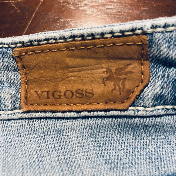 Womens Vigoss Capri Denim Jeans Size 7  Flap Pockets 30 Inch Waist - Picture 7 of 9